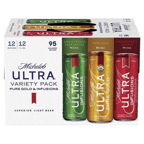 Michelob Ultra Organic Pure Gold & Infusions Variety Pack 12 pack/12 oz ...