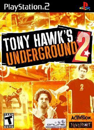 Tony Hawk's Underground 2: World Destruction Tour PS2 Front cover