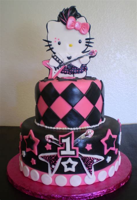 Divine Cakes by Janice: Hello Kitty Rockstar Birthday Cake