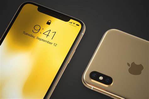 iPhone X Plus Concept in Gold Color Shown in Renders and Video - iPhoneHeat