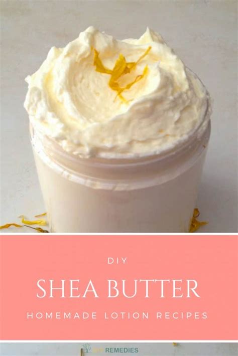 DIY Shea Butter Homemade Lotion Recipes