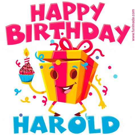 Happy Birthday Harold GIFs - Download on Funimada.com