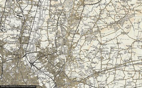 Historic Ordnance Survey Map of South Woodford, 1897-1898