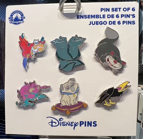 Disney Villains Sidekicks Booster Pin Set at Disney Parks - Disney Pins ...