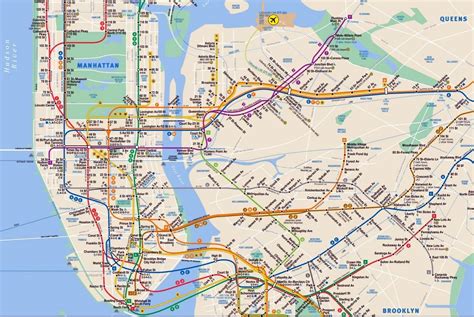 New York City Subway Map Printable