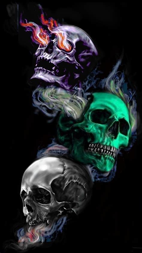 skull fire | Skull wallpaper iphone, Skull wallpaper, Skull art drawing ...