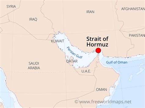 Where Is The Strait Of Hormuz On A Map