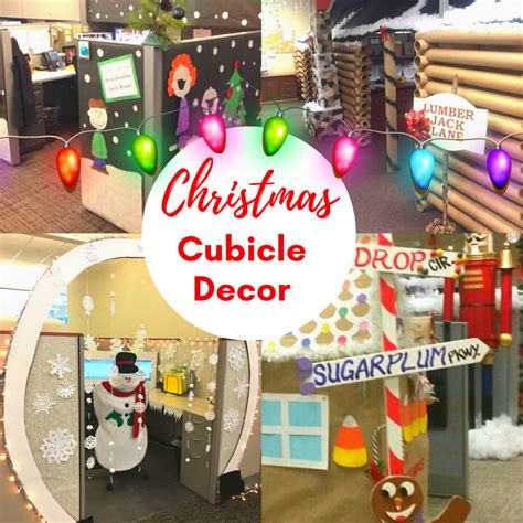 50+ Easy DIY Cubicle Christmas Decorations to Decorate Like a Boss ...