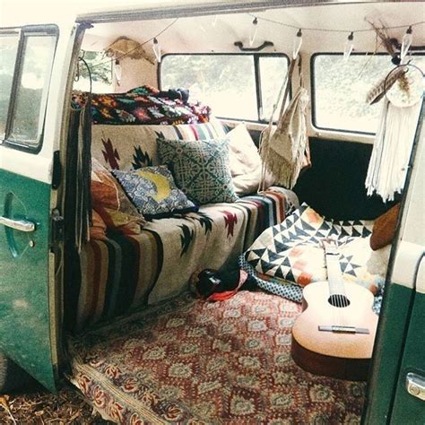 30+ Unique Hippie Van Interior | Volkswagen bus interior, Bus interior ...