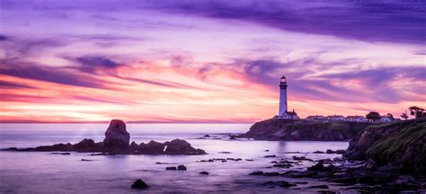 Pigeon Point Lighthouse Sunset | Sunset, Lighthouse, Seascape