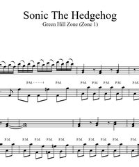 Green Hill Zone (Sonic the Hedgehog) for piano. Sheet music and midi ...