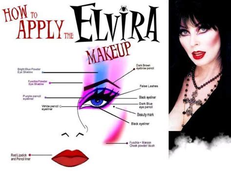 How to Apply the Elvira Makeup ~ Look Like the Vamp of Camp for ...