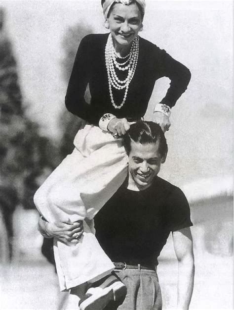 Coco Chanel with her bf, Captain Arthur Edward "Boy" Capel. In 1971 ...