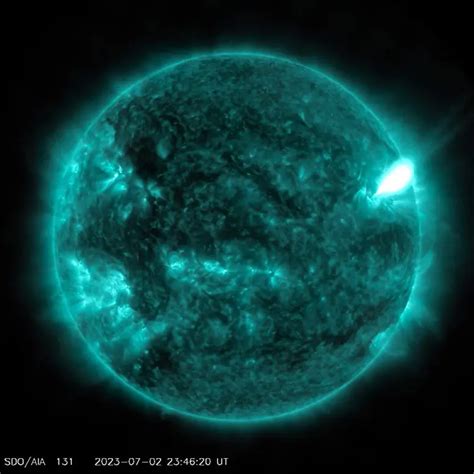 Intensely Powerful X1.0 Solar Flare Witnessed by NASA’s Solar Dynamics ...