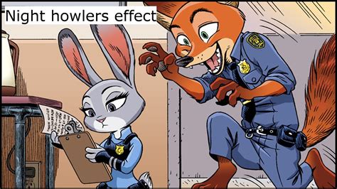 Zootopia comic - Night howlers effect - YouTube