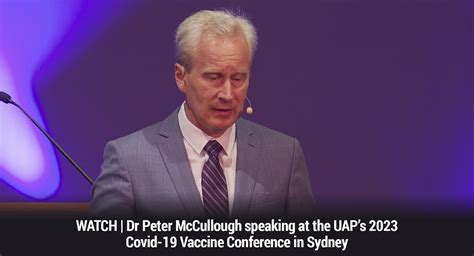 Dr Peter McCullough talks to Australia - United Australia Party