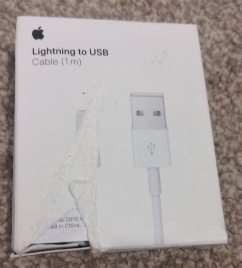 Original Apple Lightning to USB 1 Metre Cable MXLY2ZM/A A1480 | eBay