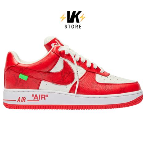 Nike Air Force 1 Low x Louis Vuitton By Virgil Abloh "White Red"