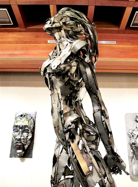 Woman Metal Art Sculpture, created by Joel Sullivan of Iron Designs in ...