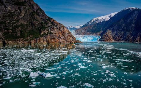 glacier, Bay, Alaska, Mountains, Glaciers, Ice Wallpapers HD / Desktop ...