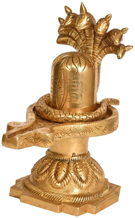 Shiva Linga Under Seven Hooded Serpent Protection