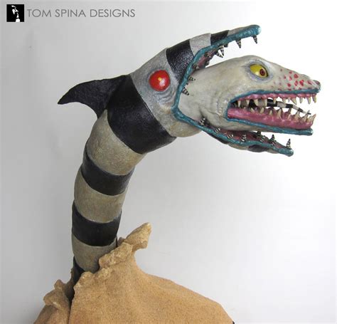 Beetlejuice Sandworm Puppet Movie Prop Display - Tom Spina Designs ...