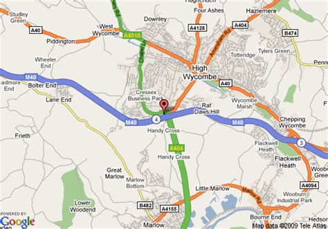 High Wycombe Map - United Kingdom