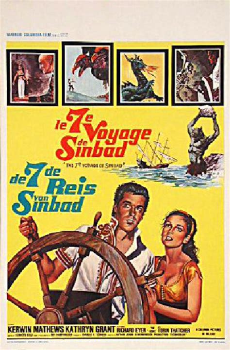 The 7th Voyage of Sinbad Original R1970s Belgian Movie Poster ...