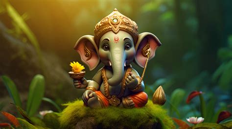 Bal Ganesha HD Wallpapers : Cute Bal Ganesha Images - Aiwalls.AI: Ai ...