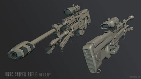 Sniper Rifle [Halo Reach] [WIP] — polycount