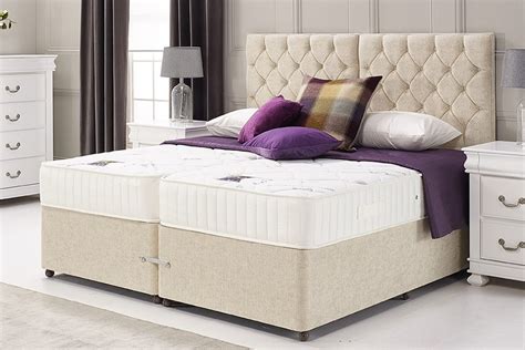 Hotel Zip & Link Divan Set - 9'' Deep Mattress - Medium Feel - Chelsea