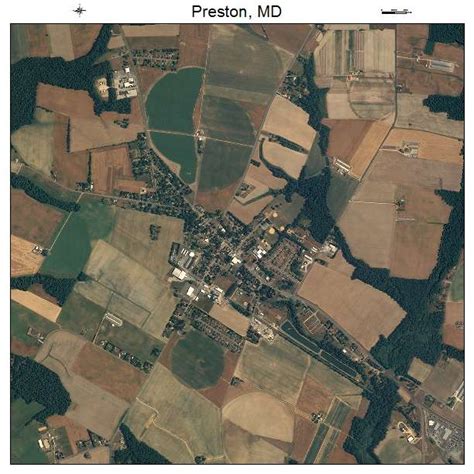 Aerial Photography Map of Preston, MD Maryland