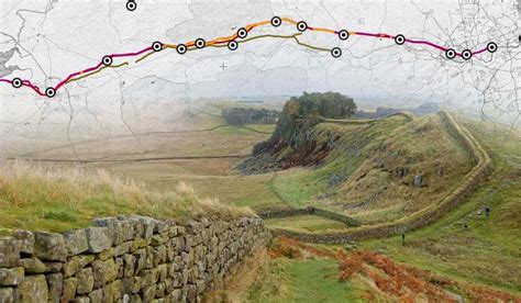 The Roman Forts of Hadrian's Wall - Interactive Map