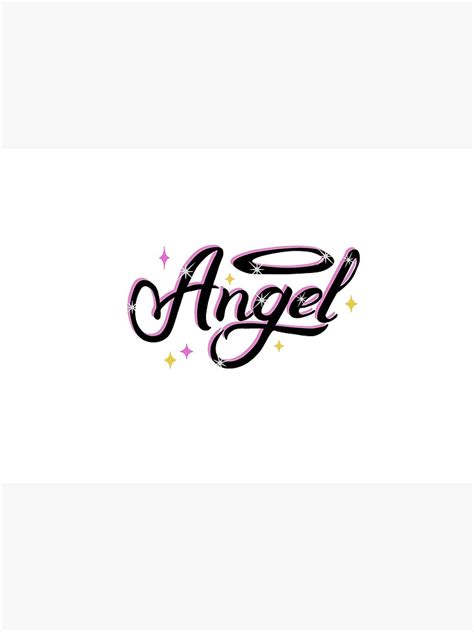 "Angel Word Logo" Poster for Sale by fridars | Redbubble