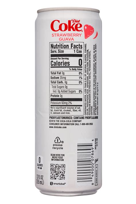 View Media | 31857 | DietCoke-12oz-StrawbGuava-Facts | BevNET.com ...