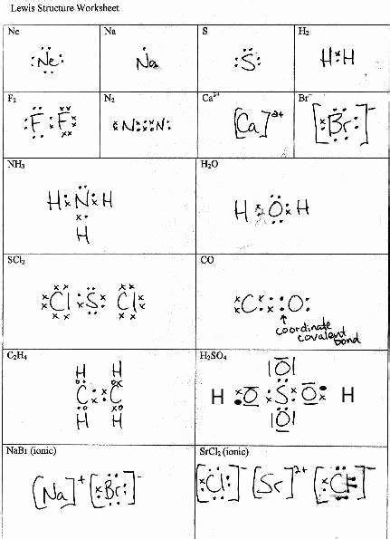 50 Lewis Dot Structure Practice Worksheet