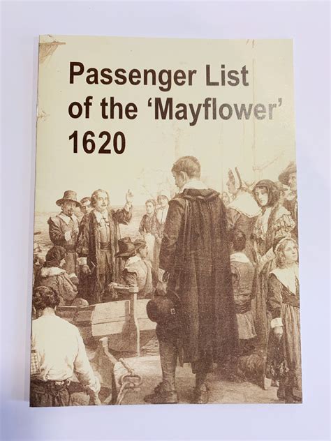 Passenger List of the 'Mayflower' 1620 Booklet – VisitPlymouth