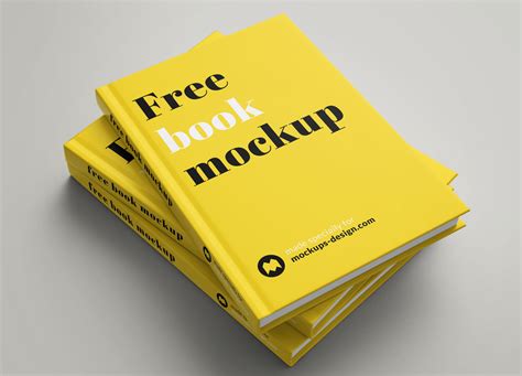 Free Hardcover Book Mockup (PSD)