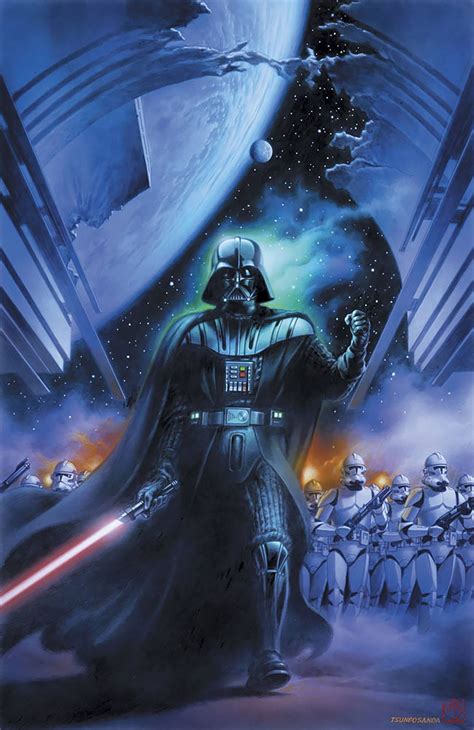 Awesome Star Wars Fan Art By Tsuneo Sanda, Official Lucasfilm & Disney ...