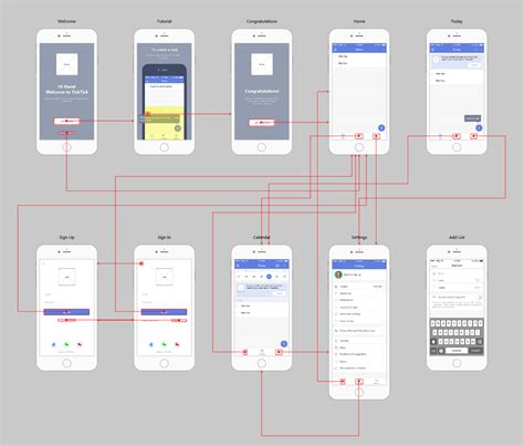 App Wireframe Template Free