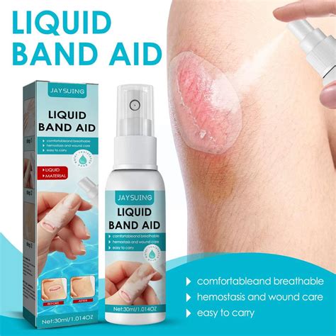 30ml Liquid Band-aid Spray Waterproof First Aid Liquid Bandage For ...