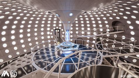 ArtStation - TARDIS INTERIOR - 60th TARDIS INTERIOR (3D MOCK-UP)