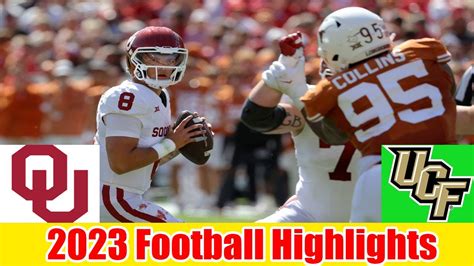 UCF vs Oklahoma GAME HIGHLIGHTS | 2023 NCAAF Men's College Football ...