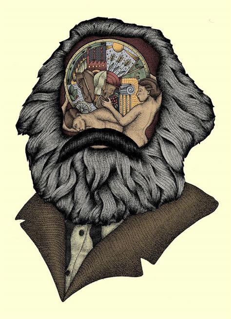 Karl Marx - Historical Materialism / Illustration on Behance