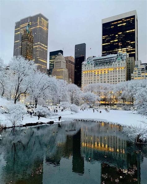 Civil Engineering Discoveries on LinkedIn: Central Park 😍 ️ New York ☃️ ️🌬️