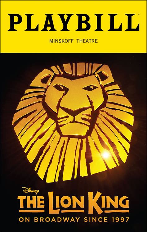 the lion king on broadway at playbill