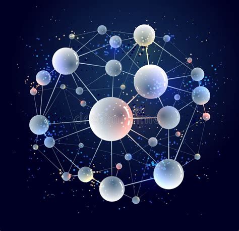 Molecules Vector Illustration, Science Chemistry And Physics Theme ...