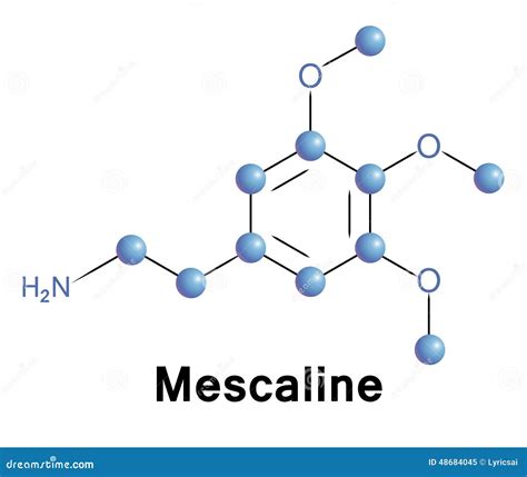 Mescaline stock vector. Illustration of bioscience, biogenic - 48684045