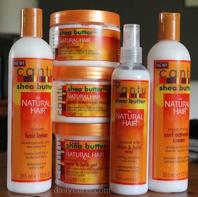 Cantu Shea Butter Natural Hair products review