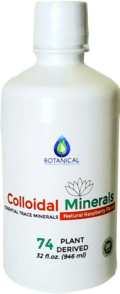 COLLOIDAL MINERALS - 74 PLANT DERIVED MINERALS - SUPPORTS STRUCTURAL ...